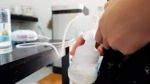 homemade breast milk tube