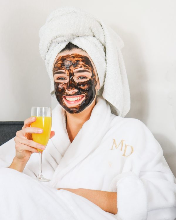 person with face mask