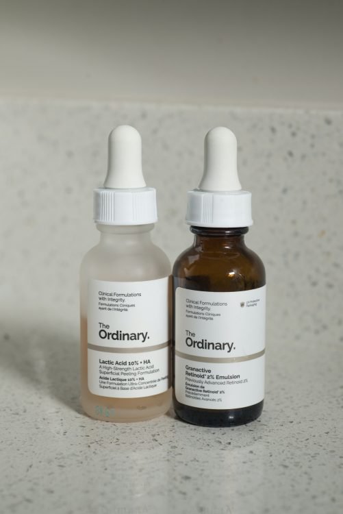 can i use the ordinary lactic acid and niacinamide together