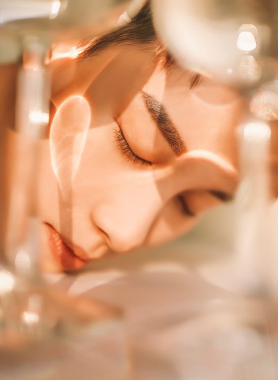 person in sunlight