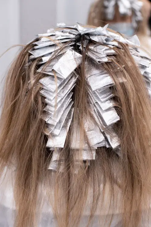 hair at the salon