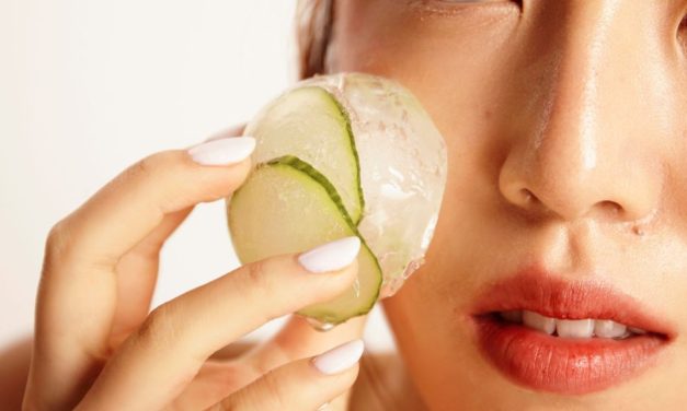 Cucumber and Green Tea Ice Cubes (A Simple DIY for Refreshed, Ready-to-Makeup Skin)